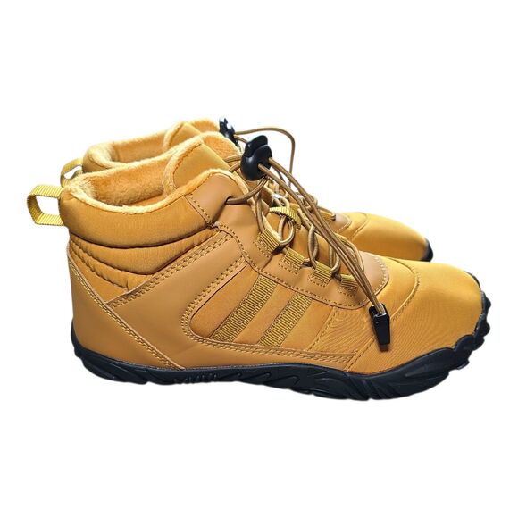 New Winter/ Fall Outdoor Boots Mustard Yellow Unisex Barefoot Shoes Size EU 35 - Picture 2 of 12